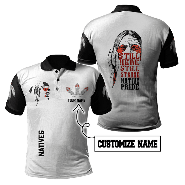 Customized Name Native American 3D All Over Printed Unisex Shirts