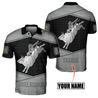 Personalized Name Bull Riding 3D All Over Printed Unisex Shirts Metal Pattern