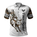 Personalized Name Bull Riding 3D All Over Printed Unisex Shirts Tattoo Ver 2