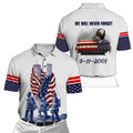 Firefighter 911 Patriot Day 3D All Over Printed Unisex Shirts