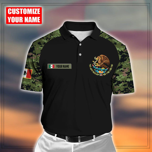 Mexico Coat Of Arms 3D All Over Printed Shirts