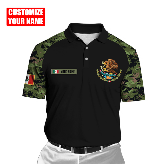 Mexico Coat Of Arms 3D All Over Printed Shirts