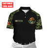 Mexico Coat Of Arms 3D All Over Printed Shirts