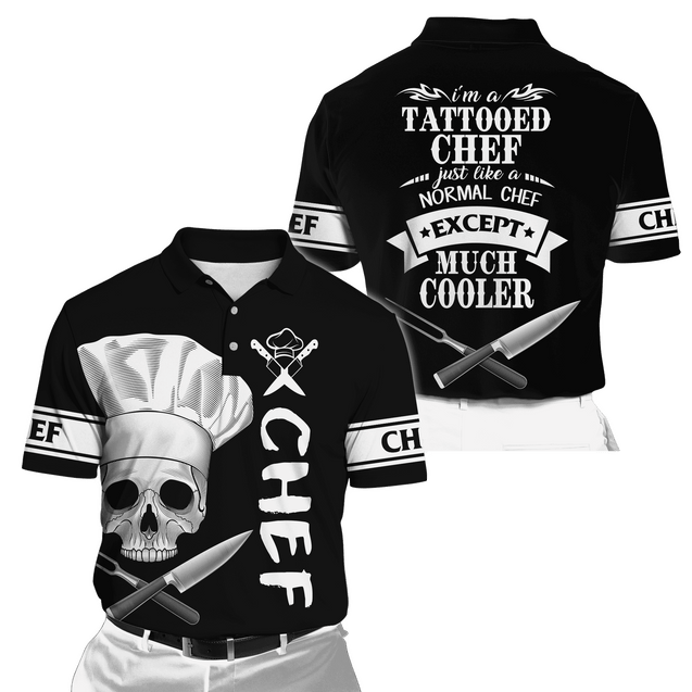 I'm Tattooed Chef 3D Over Printed Unisex Shirt