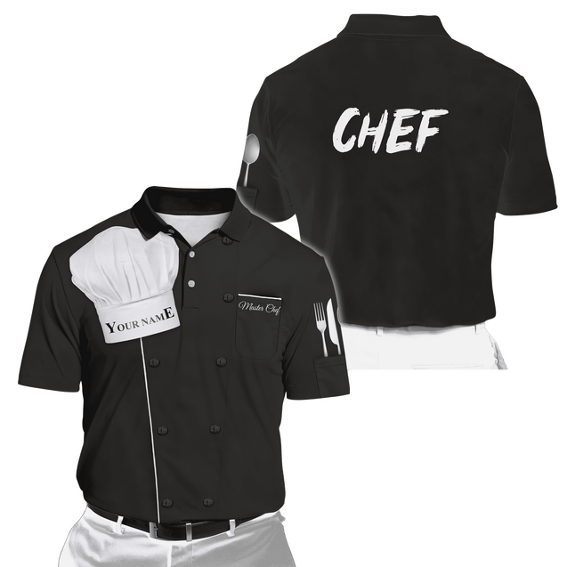 Custom Name Master Chef 3D All Over Printed Unisex Shirts