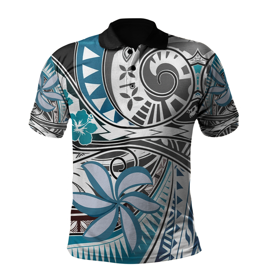 Amazing Polynesian Tribal Pattern And Frangipani Unisex Deluxe Hoodie ML