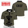 Custom Name Master Chef 3D All Over Printed Unisex Shirts