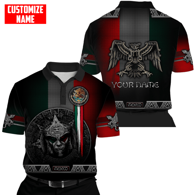 Customized Name Aztec Warrior 3D All Over Printed Unisex Shirts