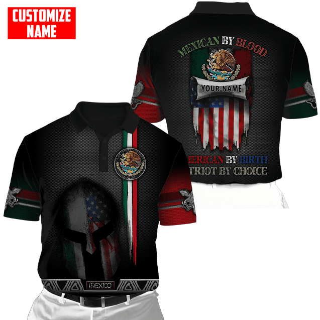 Customized Name Mexico 3D All Over Printed Unisex Shirts