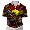 Australian Aboriginal Flag Didgeridoo 3D printed shirts