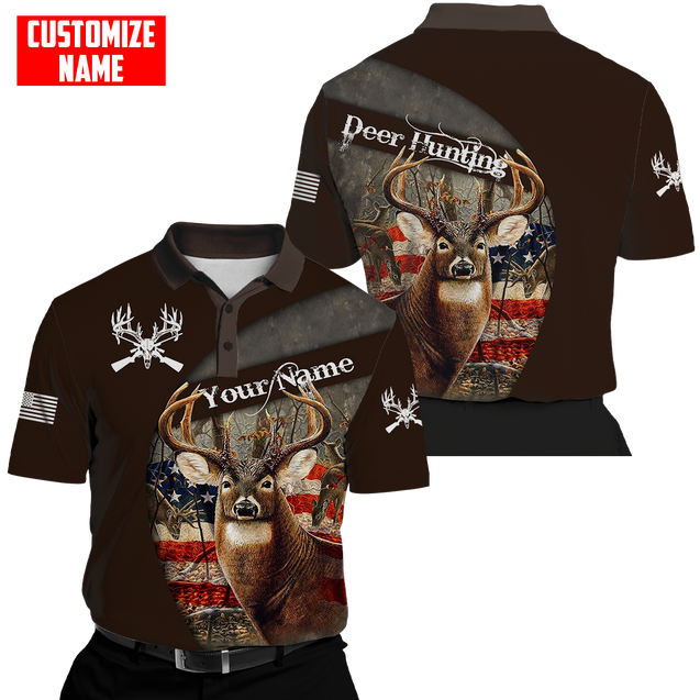 Customized Name Hunting Season 3D All Over Printed Unisex Shirts