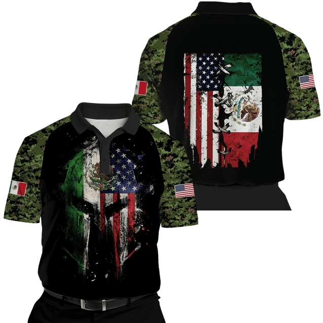 Mexico In My Vein 3D All Over Printed Unisex Shirts