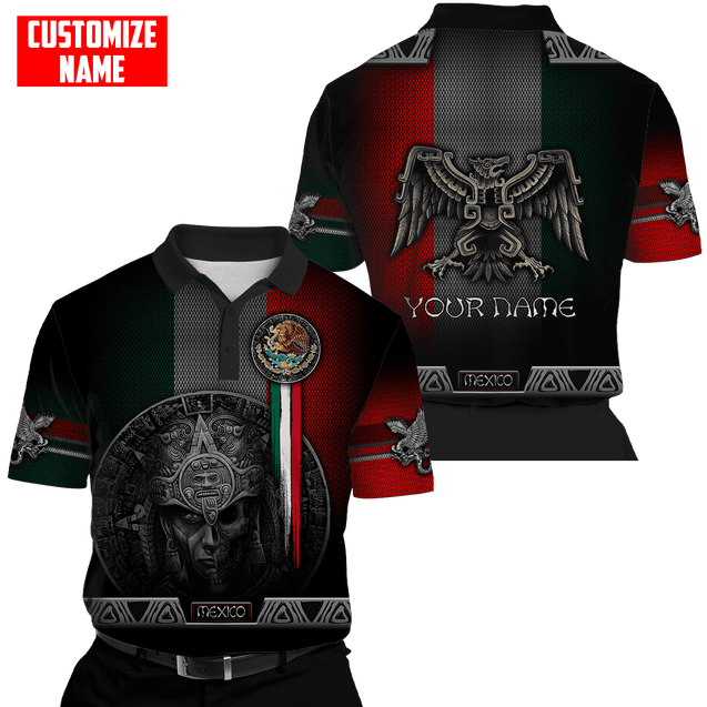 Customized Name Aztec Warrior Day Of The Dead 3D All Over Printed Unisex Shirts