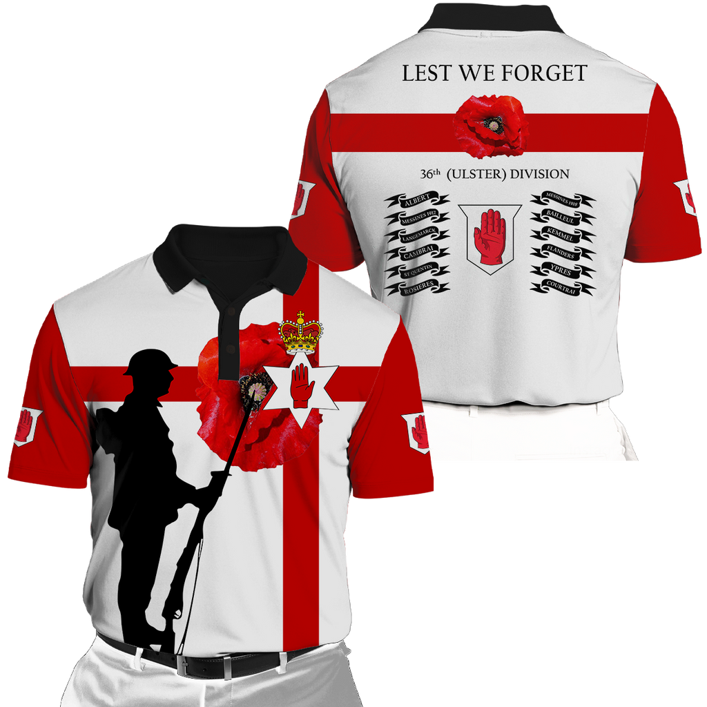36th Division Remembrance Day Lest We Forget 3D All Over Printed Unisex Shirts