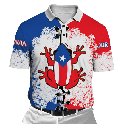 Customize Name Puerto Rico 3D All Over Printed Unisex Shirts
