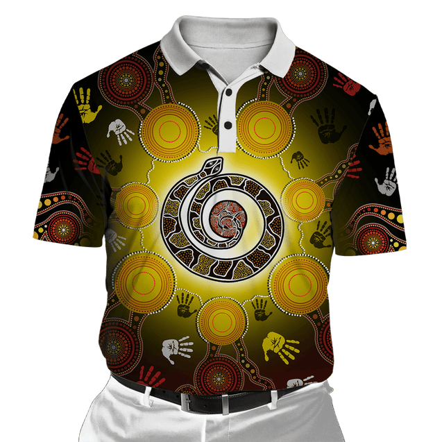 Aboriginal Australia Snake Indigenous 3D printed shirts