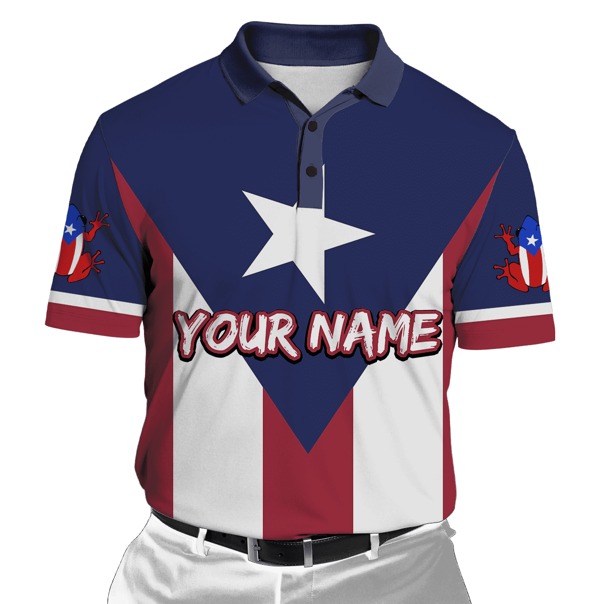 Customize Name Puerto Rico 3D All Over Printed Unisex Shirts