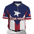 Customize Name Puerto Rico 3D All Over Printed Unisex Shirts