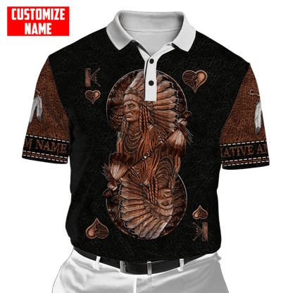 Customized name Native American 3D All Over Printed Unisex Shirts