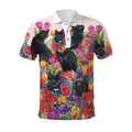 Flower Black Cats Shirts For Men And Women NTN19022104