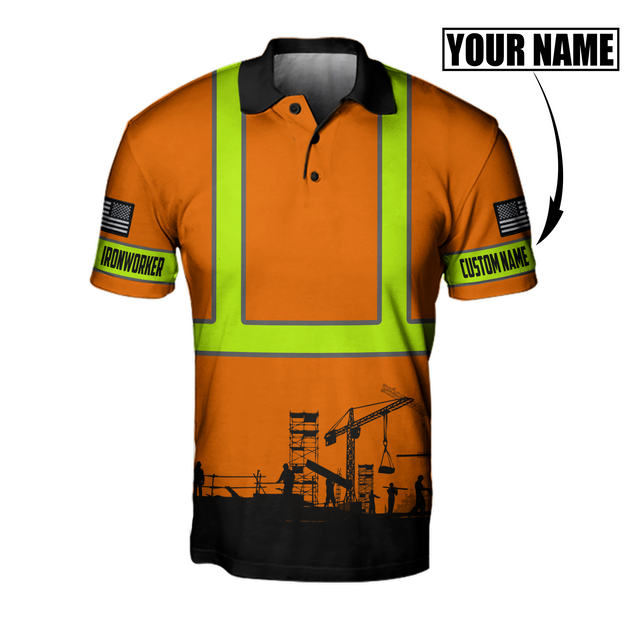 Personalized Ironworker Safety 3D All Over Printed Unisex Shirts TN