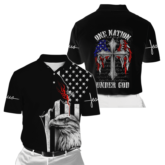 One Nation Under God 3D All Over Printed Unisex Shirts