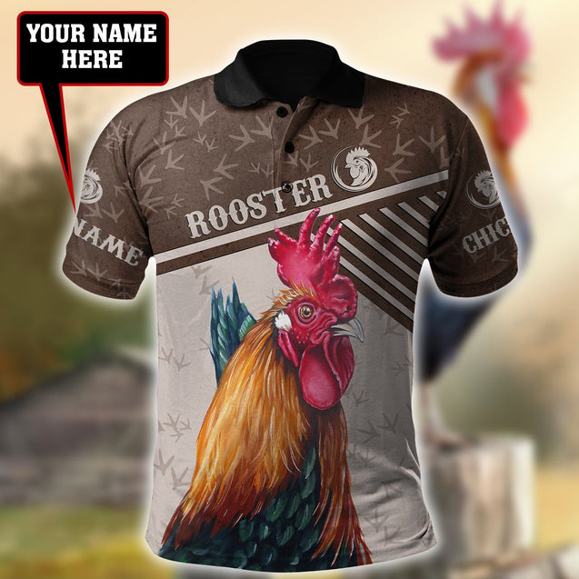 Personalized Rooster 3D Printed Unisex Shirts AM16042104