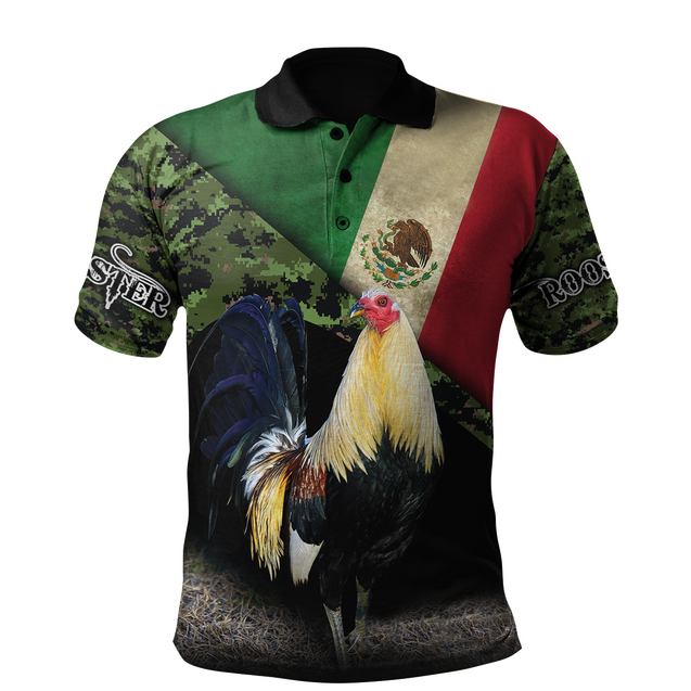 Rooster Mexico 3D All Over Printed Hoodie