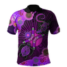 Aboriginal Naidoc Week 2021 Purple Turtle Lizard Sun Polo