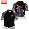 Customized Name Native American 3D All Over Printed Unisex Shirts