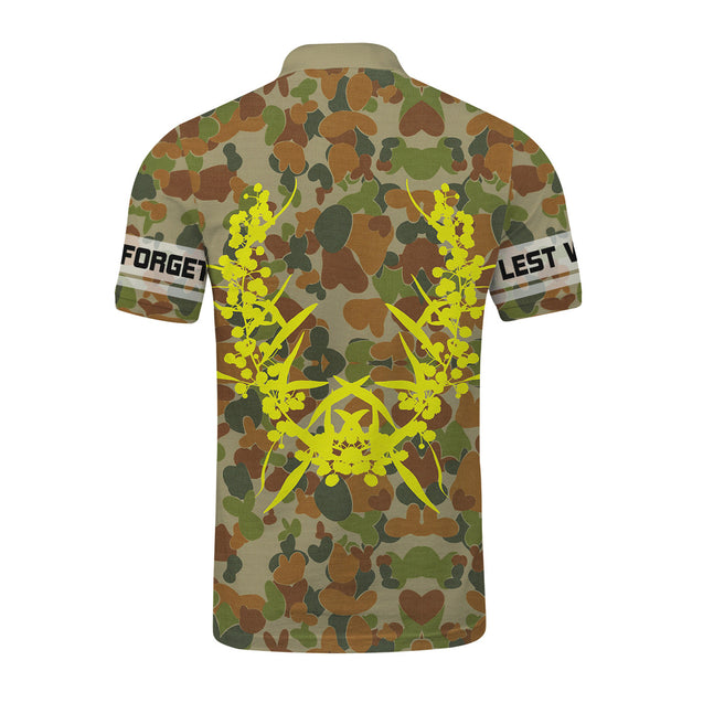 Premium Anzac Day Golden Wattle Australian Army 3D Printed Unisex Shirts TN