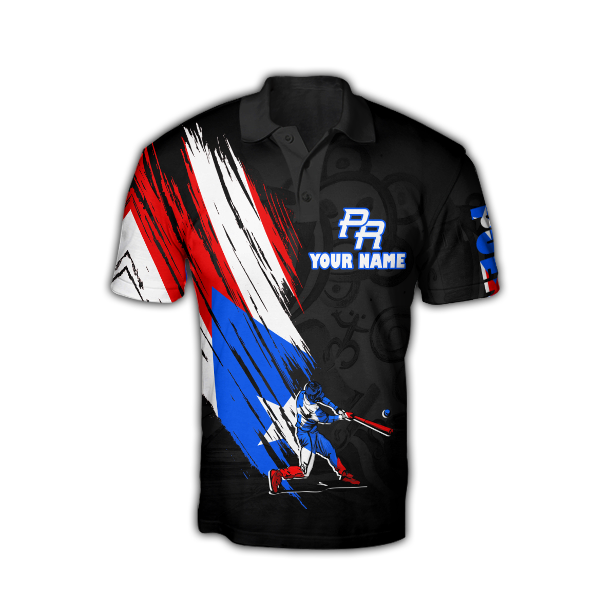 Custom Name Baseball Puerto Rico Hoodie For Men And Women MH15032102