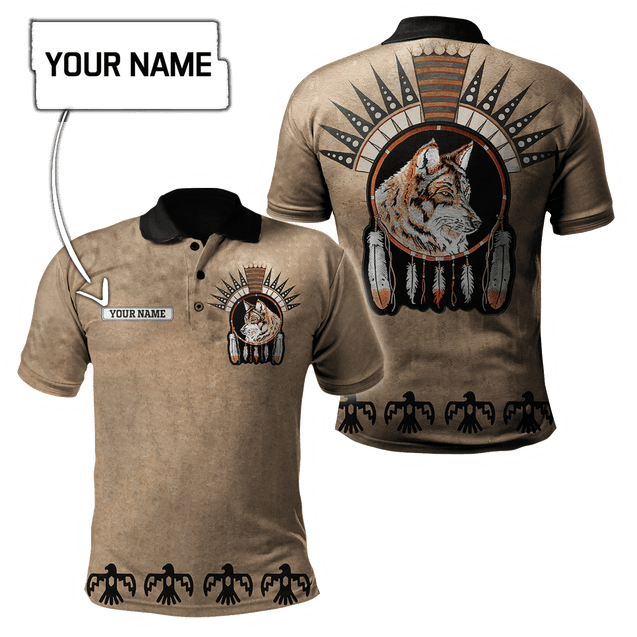 Custom Name Native American 3D All Over Printed Unisex Shirts