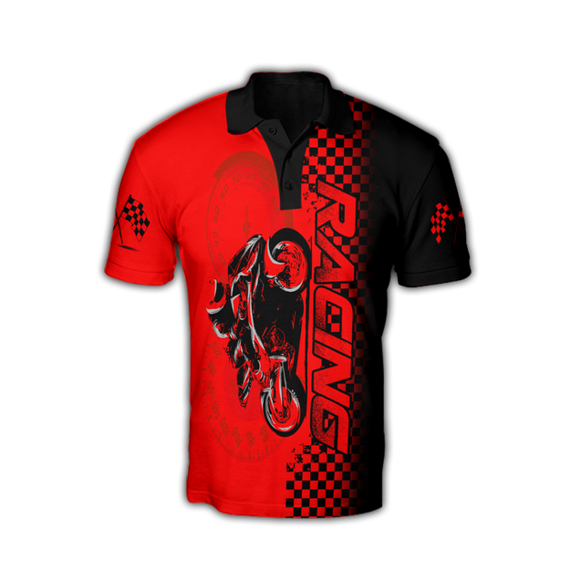 Motorcycle Racing 3D All Over Printed Unisex Shirts Let's Go Racing