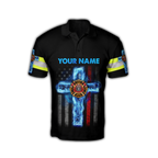 Customize Name Jesus And Firefighter 3D All Printed Hoodie For Men And Women MH25012104