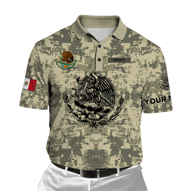 Personalized Mexican Army 3D All Over Printed Shirts