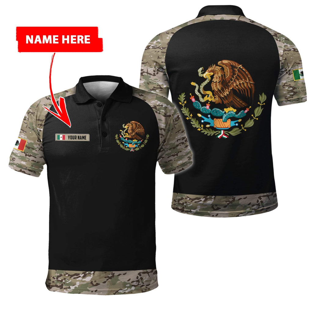 Mexico Coat Of Arms no02 Personalized Name 3D Unisex Hoodie