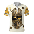 Yellow Alpha King Heart Lion  3D All Over Printed Unisex Shirts