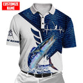 Wahoo Fish Fishing Heartbeat Custom name fishing shirts for men and women