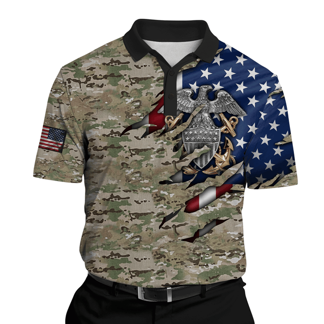 United States Navy 3D All Over Printed Unisex Shirts