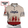 Customized Name Texas All Over Printed Unisex Shirts