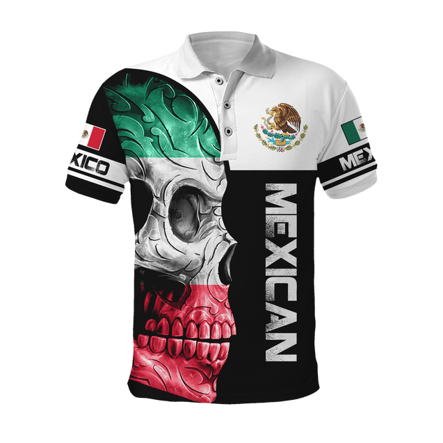 Mexican Skull 3D All Over Printed Unisex Shirts