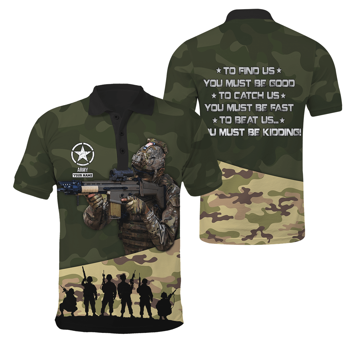 US Army US Army Veteran 3D All Over Printed Shirts For Men and Women