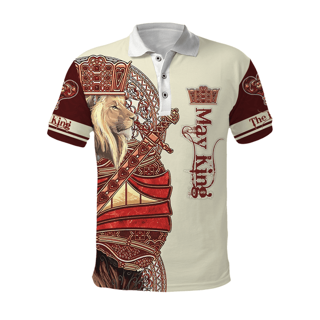 May King Lion 3D All Over Printed Unisex Shirts