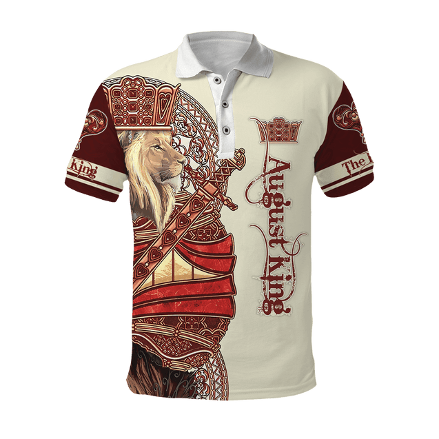 August King Lion Royal  3D All Over Printed Unisex Shirts