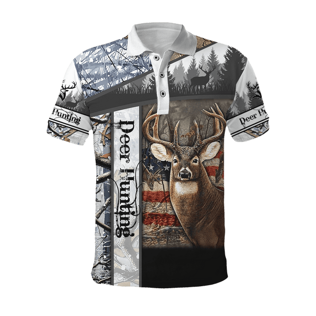 Deer Hunting 3D All Over Printed Shirts