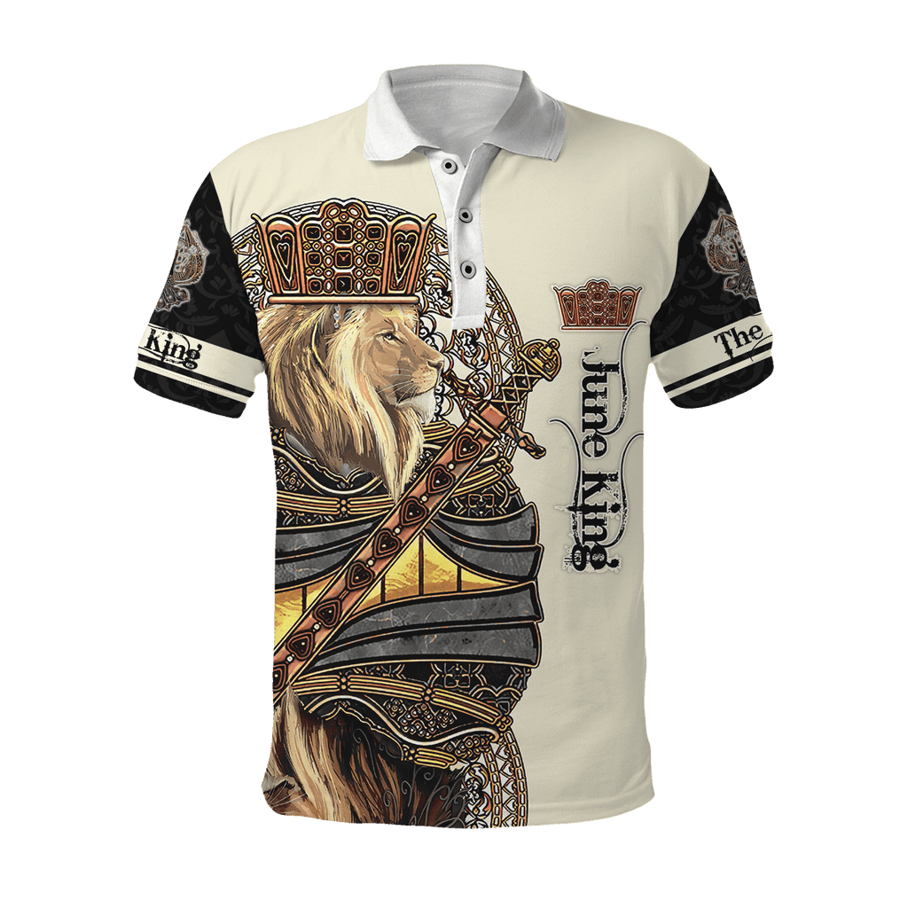 June King Lion 3D All Over Printed Unisex Shirts