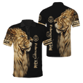 Custom Name February King Lion  3D All Over Printed  Unisex Shirt