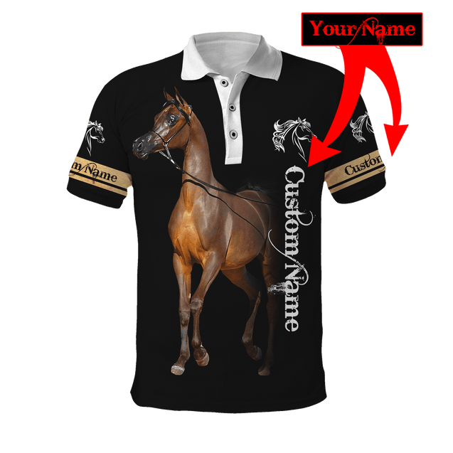 Arabian Horse Custom Name 3D All Over Printed Shirts DQB10072001