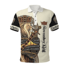 Custom Name November King 3D All Over Printed Unisex Shirts